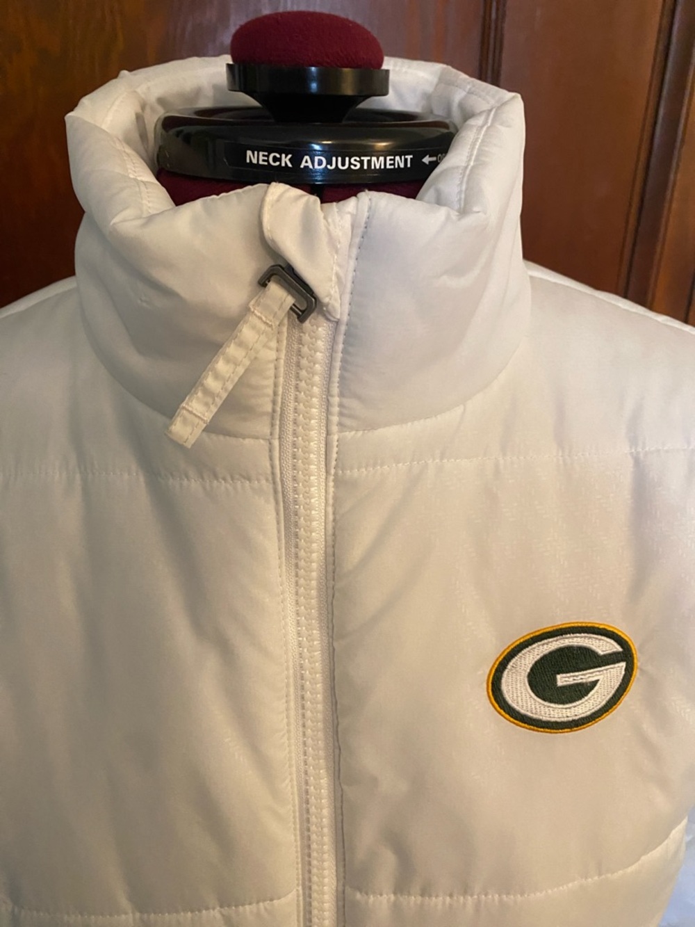 NFL Team Apparel Women's Packers White Jacket
